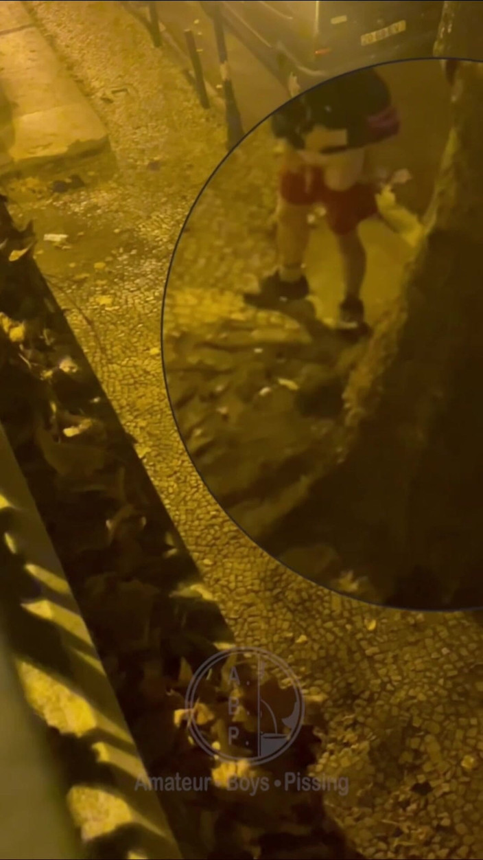 AmateurBoysPissing: 거리에서 오줌 싸는 아마추어 소년