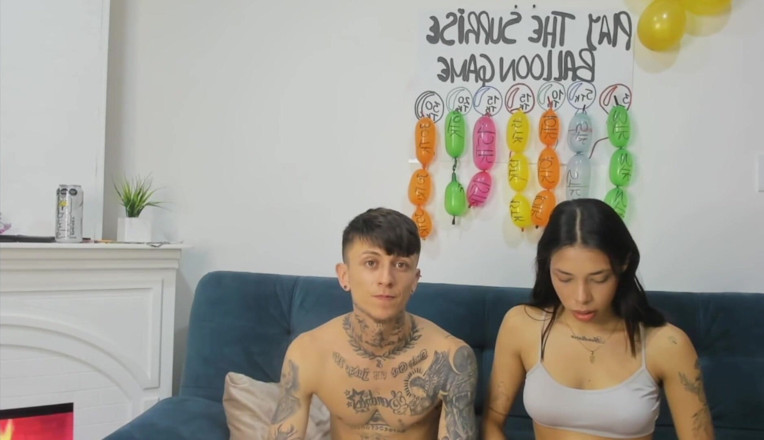 Megan and Max: Couple Sex Dancing and Blowjon in Camera