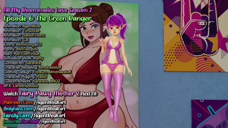 Agent Red Girl: The Green Ranger - All My Roommates Love Season 2,6