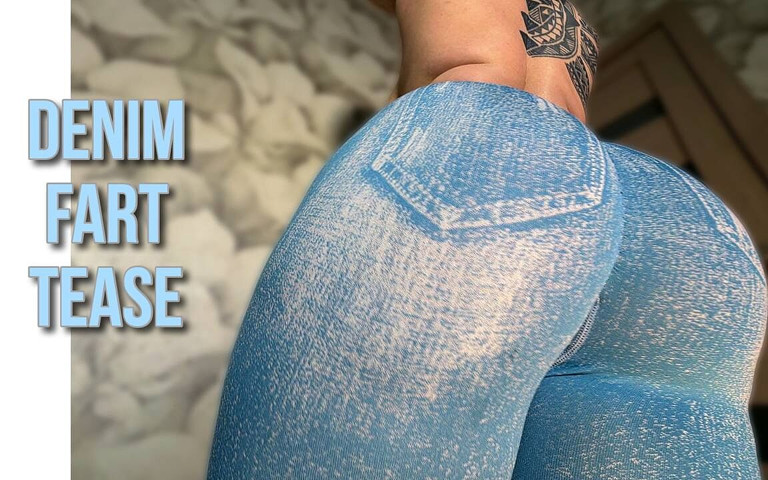 BBW Bubble Butt Denim Fart & Ass Spread (Swag Panda)