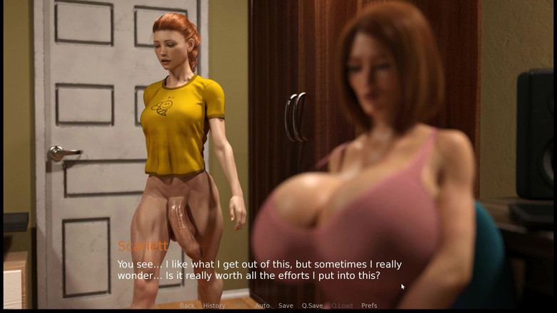 Cum in Futa: MILF breeder futa ntr game hentai ep.11 головна дівчина лиже сідниці своїх учнів футанарі!