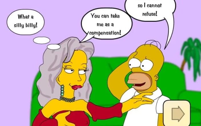Miss Kitty 2K: Homer's Happy Chance - video kartun pov p70 oleh misskitty2k