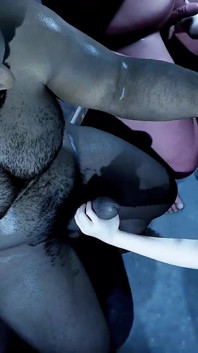 3Dかわいいアジア人妻が初めての3Pセックスをし、オーガズムを感じました