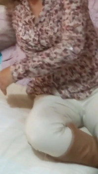 My wife's stepsister comes home from work, she shows off and asks me to fuck her