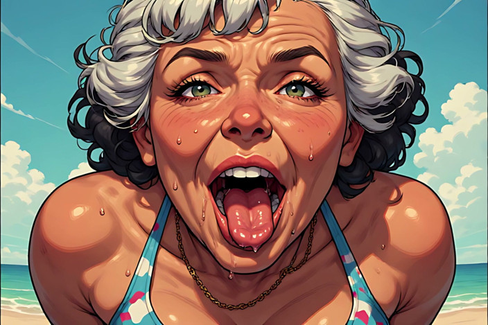 AI Porn: Mature Women Open Wide