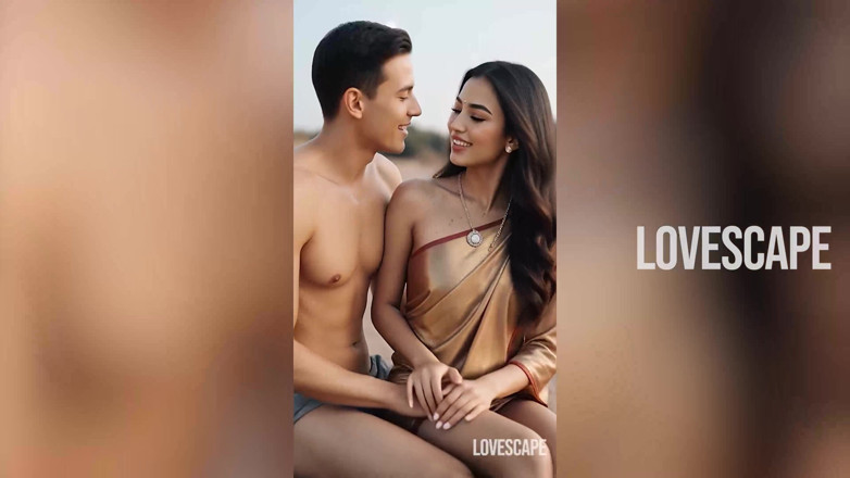 Lovescape: Los amantes del pueblo indio se cuelan a los campos