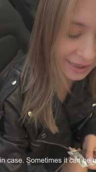 Petite Neighbor Takes off Condom and Wants My Bare Cock Inside Her Tight Pussy. Fucks Busty Girl. POV Bts