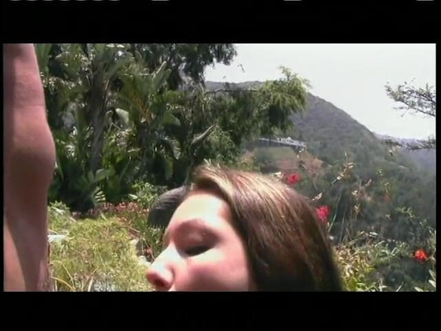 Pound Me Outside: Cute teen receives cock in her tiny pink pussy