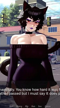 흑인 대물 따먹는 여친과 새엄마에 대한 생각 - Nyatorase #6 음란한 비주얼 소설