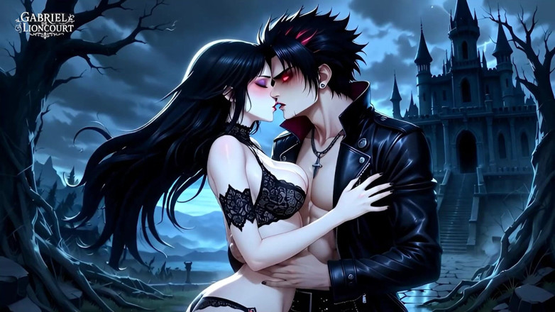 Gabriel de Lioncourt AI: Vampir-gothic-fantasien 1 - Hentai Ai Generiert
