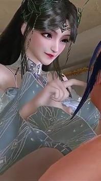 Digitální bohyně okouzlujících křivek - 3D animace Hentai