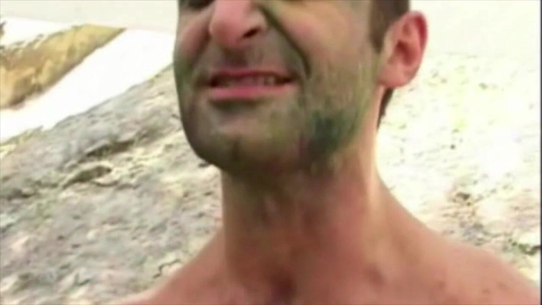 Crunch Boy: Two military boys fuck outdoor