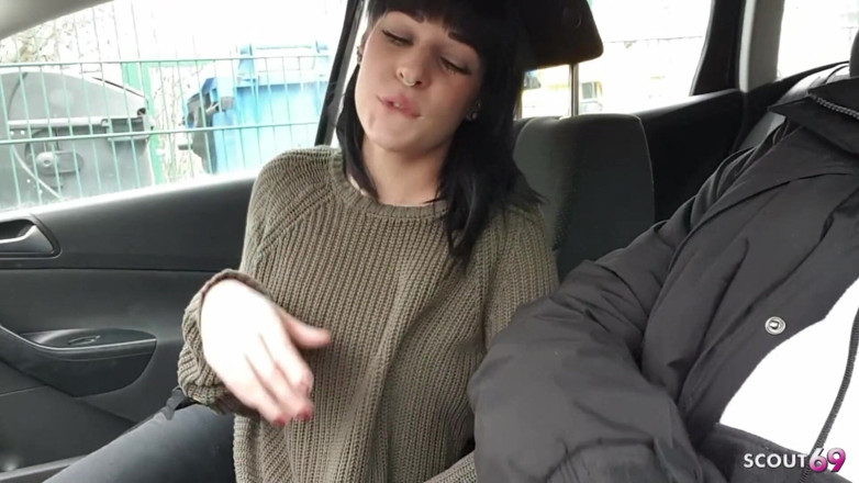 Scout69: German Girlfriend Give Date a Blowjob at Car and Swallow...