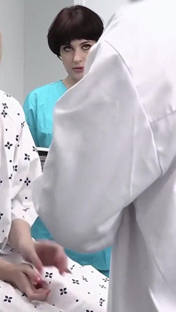 Knocked-up Teen Lets Perv Older Doctor and Dirty Nurse Use Her Holes in Exchange for Their Silence ~ Free Full Scene
