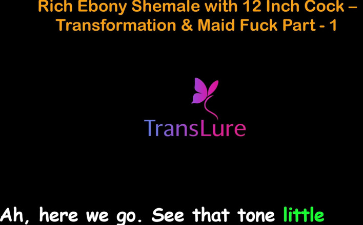 TransLure: English Audio Sex Story Rich Ebony Shemale with 12 Inch Cock -...
