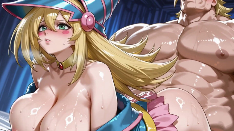 Prznai: All Might (mha) X Dark Magician Girl (yugioh)