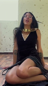 Fantazie starověkého egyptského otroctví Giselle Amore - POV čeká na božskou zdrženlivost!