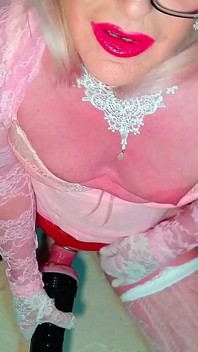 Barbie, trans-mädchen spielt