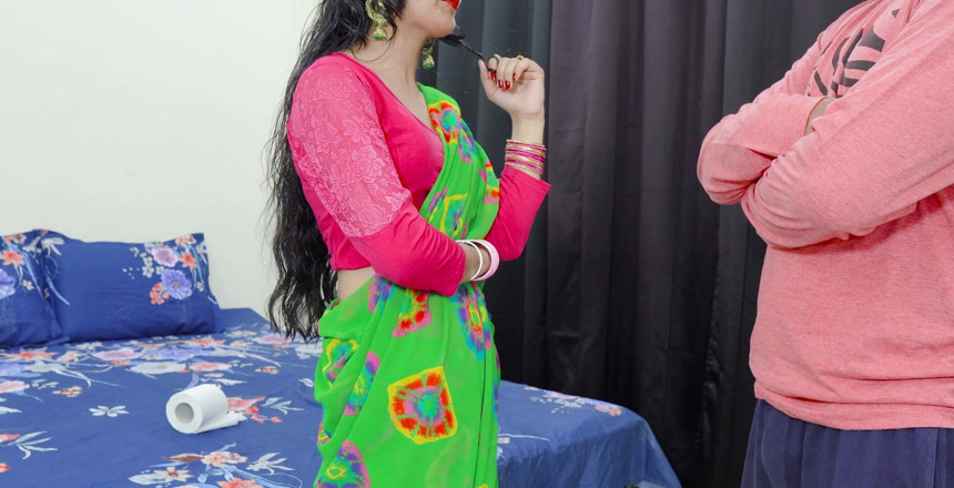 Your Priya: Makcik tiri Priya India panas nakal dan bercakap kotor