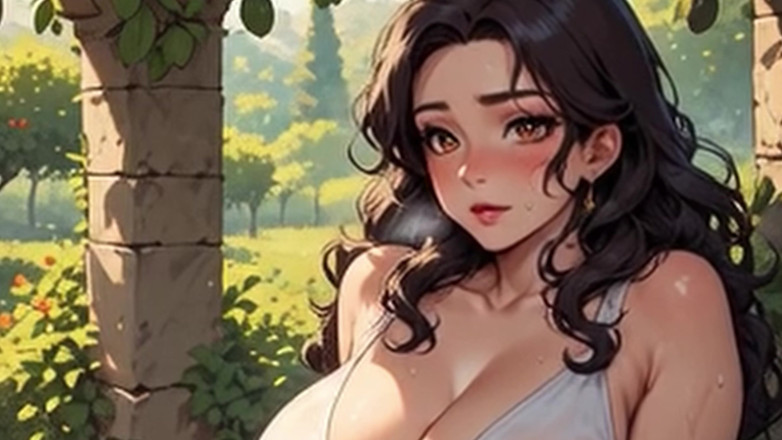 Aiwaifuloops: Waifu Garden Lady POV Full Vid - trosor undan penetration &amp; bänk...
