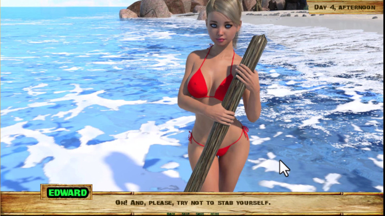 Johannes Gaming: Lewd Island #4 - Sugde hon verkligen min kuk