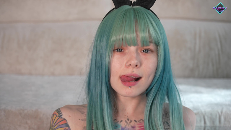 Karneli Bandi: Rabbit loves to play with a dildo and get a...