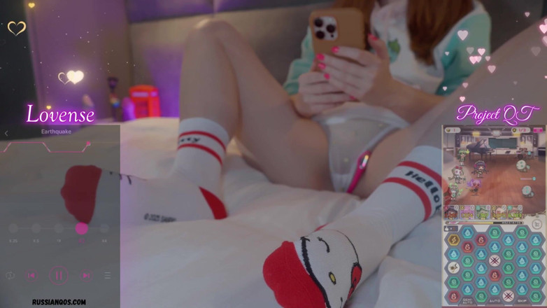 RussianQOS: Nutaku Project QT + Lovense = Hentai Gamer Girl Surcharge Cosplay Ecstasy