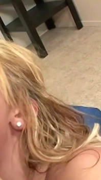An Adorable Blonde with Incredibly Nice Tits Is Riding Bill Glides Cock and Cums Hard.