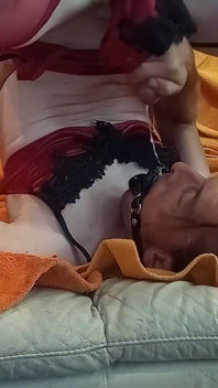 Lars Damberger Masturbating and Cum in Mouth with an Mouthgag