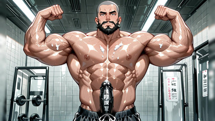 Erotic Man: Lelaki berotot tanpa baju