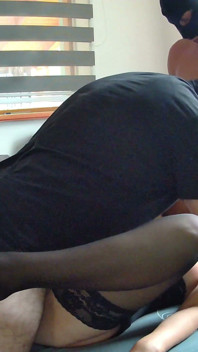 New Bisexual Threesome. MMF. Wife Invites Bisexual Slave for Her Husband Ep 32641