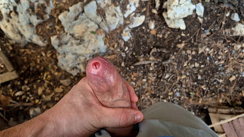 GloomyChase977: Phimosis pappa offentlig. Strök långsamt, precum överallt