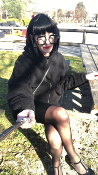 Andreina a Sissy Exposed in the Park