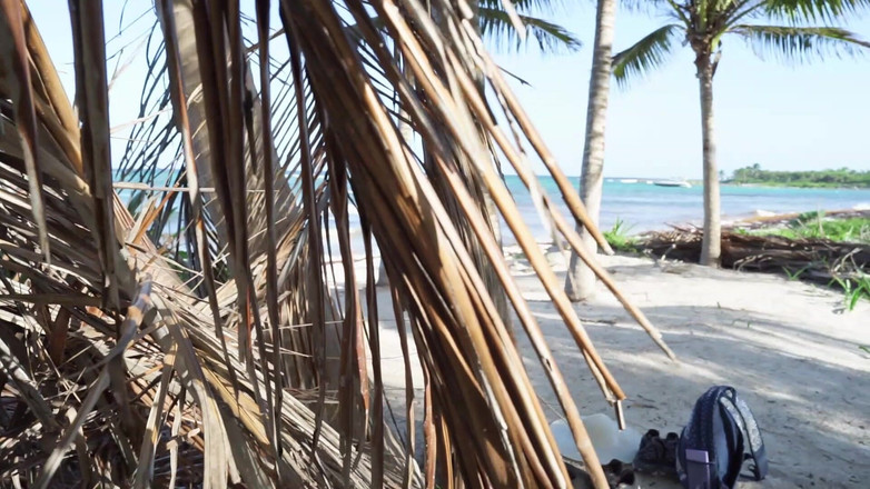 Primiciax: Latina creampie a výstřik na obličej na pláži