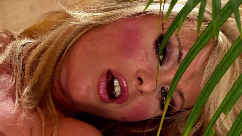 German Porn: Blonde bitch mastubating at home