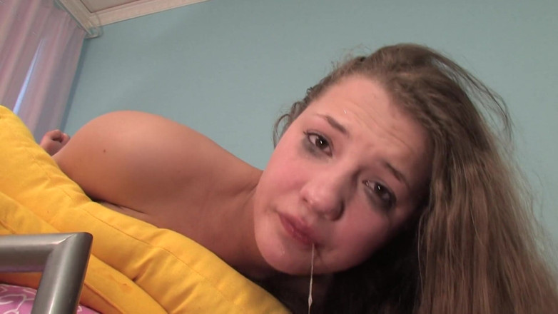 Young Throats: Innocent got her throat drilled for the first time