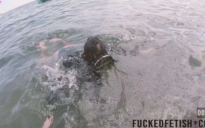 Fucked fetish: Карибское море получает богиня с игрой с дыханием в маске, дайвинг в стеклянном