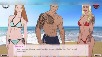 3DXXXTEEN2 Cartoon: Una gita in spiaggia. Sesso cartone porno 3D