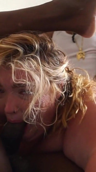 Southern BBW Miss Pink Plush Gets Banged Out by BBC for the 1st Time