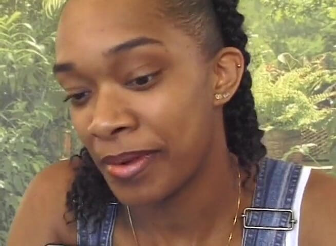 Black Jass: Gorgeous ebony teen pussy licked and fucked at sex audition