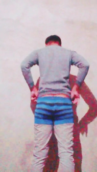 Desi Boy Outfit Put a Pent Down Showing Ass