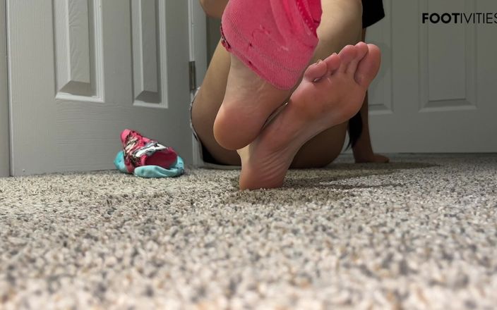 footivities: Ivy's Feet - Strat Dublu Ciorapa Strip - Footivities
