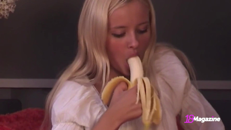 18Magazine: Blondie Paris Tale Gets Flogged While Rubing Her Teen Clit!