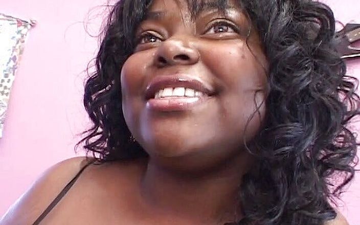 Big Beautiful Babes: Adorable black bbw gets fucked and facialized