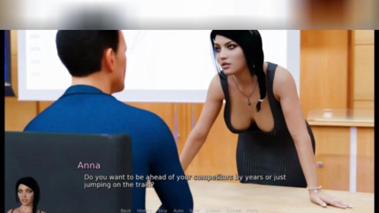 3DXXXTEEN2 Cartoon: Anna goes on an anal business trip. 3D porn cartoon sex