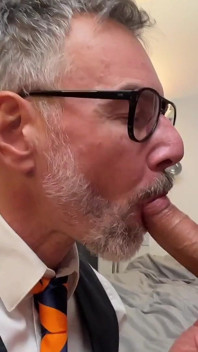 Suited Daddy Gets Fucked by His Neighbour