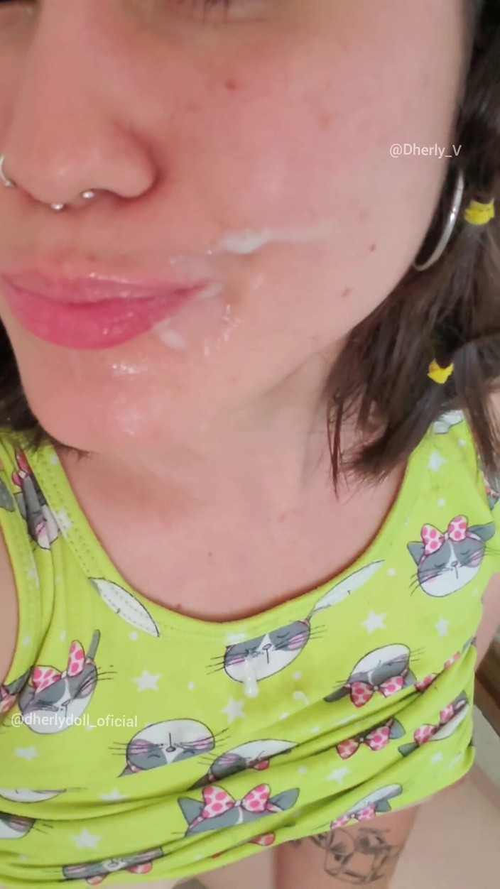 DherlyDoll: 내 입에 사정할 수 있는 맛있는 오럴, 정액을 사랑하고 모든 것을 삼키다