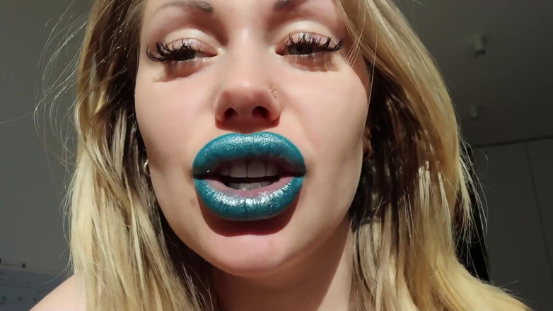 Goddess Misha Goldy: เวทมนตร์จากริมฝีปากสีฟ้าแวววาวของฉัน! ASMR JOI!