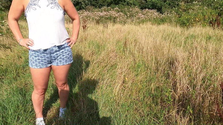69KnkyKouple69: Kinky Couple - Outdoor Corn Field Big Ass Curvy Wife Cowgirl...