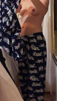 Sexy Bedtime Pajama Try-on - Getting Cozy Before Sleep